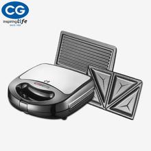 CG 2 Slice Interchangeable Sandwich & Grill Maker - CGSM201D