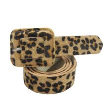 Brown Animal Printed Belt For Women - S3011