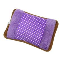 Electric Hot Water Bag - Brown/Purple