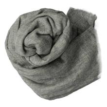 Grey Solid Pashmina Shawl For Women