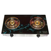 CG GSD02 2 Burner Gas Stove – Black/Blue