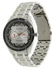 Titan Silver Dial Stainless Steel Strap Watch