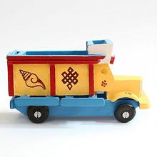 Yellow/Blue Wooden Truck For Kids