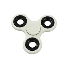 White Shiny Trio Fidget Spinner