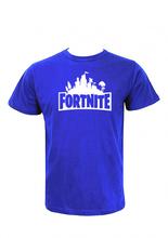 Wosa -FORTNITE logo Blue T-shirt For Men