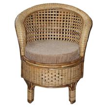 Brown/Grey Cane Chair