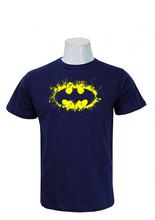 Wosa BATMAN Blue Printed T-shirt For Men