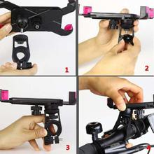 For Motorcycle Bicycle Mountain Bike Handle Universal Mobile Bracket  With USB Charging Port