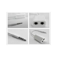 3.5mm Audio Jack Stereo Headphone Splitter Cable Adapter For iPhone iPad iPod