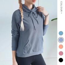 Sports Top_2019 Quick-Dry Sports Top High Neck Loose Long