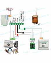 Remote controlled metal rim metal gear electric lock system