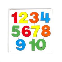 Kconnecting kids English Number Tray Puzzle for kids