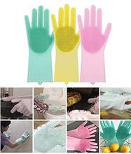 Magic Silicone Scrubber Gloves(8)