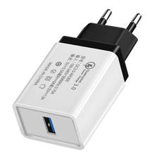 Quick Charge 3.0 2.0 USB EU Plug Charger Travel Wall 5V 3.5A Fast Charge Adapter For Samsung Xiaomi Tablets Mobile Phone Charger