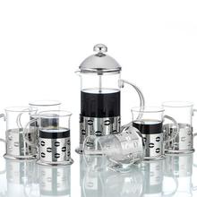 French Coffee Press Set (800 ml + 6 Cups) - (HUL1)