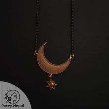 Crescent Moon Design (Chand Locket/ Maya Locket) Necklace For Women