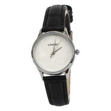 Longbo Round White Dial Analog Watch For Women