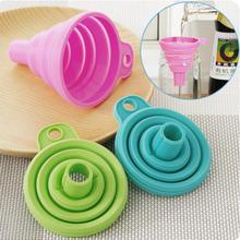 SALE- Protable Mini Silicone Foldable Funnels