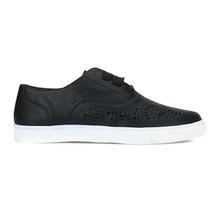 Carlton London Black Sneakers For Women (CLCLL-4109BK)