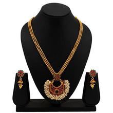 Sukkhi Glimmery Gold Plated Necklace Set for Women