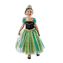 Anna Princess Snow Queen Party Costume Dress