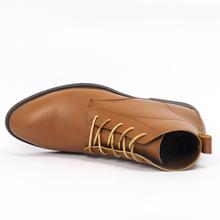 Caliber Shoes Coffee/R Lace Up Lifestyle Boots For Men - ( Y 233 C)