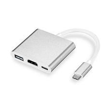 2-in-1 USB Type C to HDMI VGA Adapter