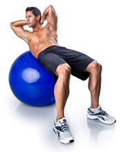 Anti- Burst Gym Balls  65 cm  Exercise Ball  Gym Ball with Hand Pump