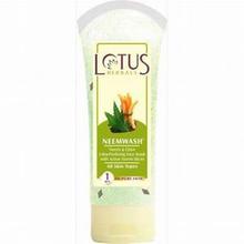 Lotus Herbals Neemwash Neem and Clove Ultra-Purifying Face Wash with Active Neem Slices 120 grams -LHR053120