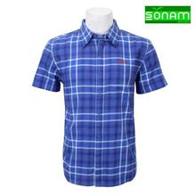 Sonam Gears Blue/White Checked Shirt For Men (508)