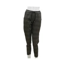 Grey Checkered Casual Pant For Women