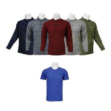 Buy Combo Of 5 Kurtas  Get 1 Plain T-shirt Free