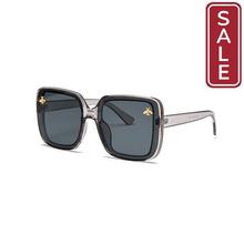 SALE- Fashion Square Frame Bee Sunglasses Men Women Luxury