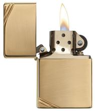 Zippo Vintage High Polish Brass with Slashes (270-000003) - (ZIP1)