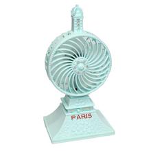 Paris USB Rechargeable Mini Stand Fan - Green