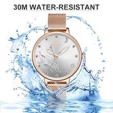 NAVIFORCE  Nf5011 Noble And Elegant Stainless Steel Quartz Waterproof Watch For Women