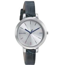 Sonata 8141SL02 Busybees Silver Dial Analog Watch For Women - Blue