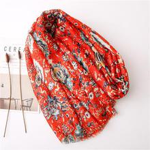 Korean Style Sun Protection Premium Printed Scarves For