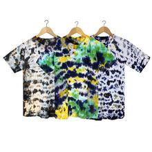 Combo Of 3 Cotton Tie Dye T-Shirt For Men-  Grey/Green/Blue