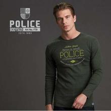 Police FT8 Bodysize Round Neck Full Sleeve T-Shirt - Green