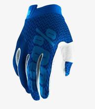 100% Airmatic Gloves- Blue white mix