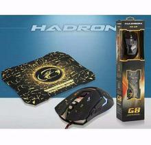 HADRON HD G8 GAMMING MOUSE AND MOUSE PAD