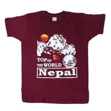 Mount Everest Printed T-Shirt For Kids