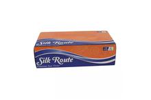 Pack Of 5 Blue/Orange Silk Route Premium Face Tissue - 100 Pulls