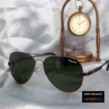 GREY JACK Aviator Design with Copper Metal Frame Sunglasses Shades