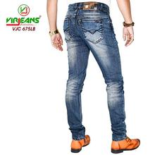 Virjeans Skinny Grunge Denim (Jeans) Choose Pant Stretchable (Light Blue) (VJC 675)