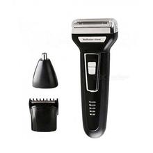 Kemei Black 3 In 1 Reciprocating Three Blades Electric Trimmer - KM-6558