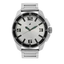 Fastrack Analog Silver Dial Men's Watch - 3084SM01