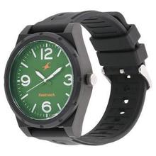 Fastrack  Green Dial Analog Watch For Men - (Black)-38040PP03