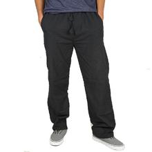 Linen Unisex Loose Pant - Black